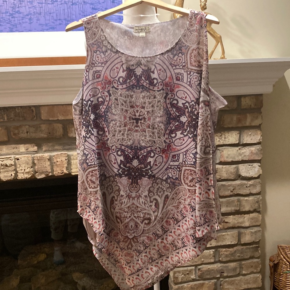 One World Sleeveless Blouse